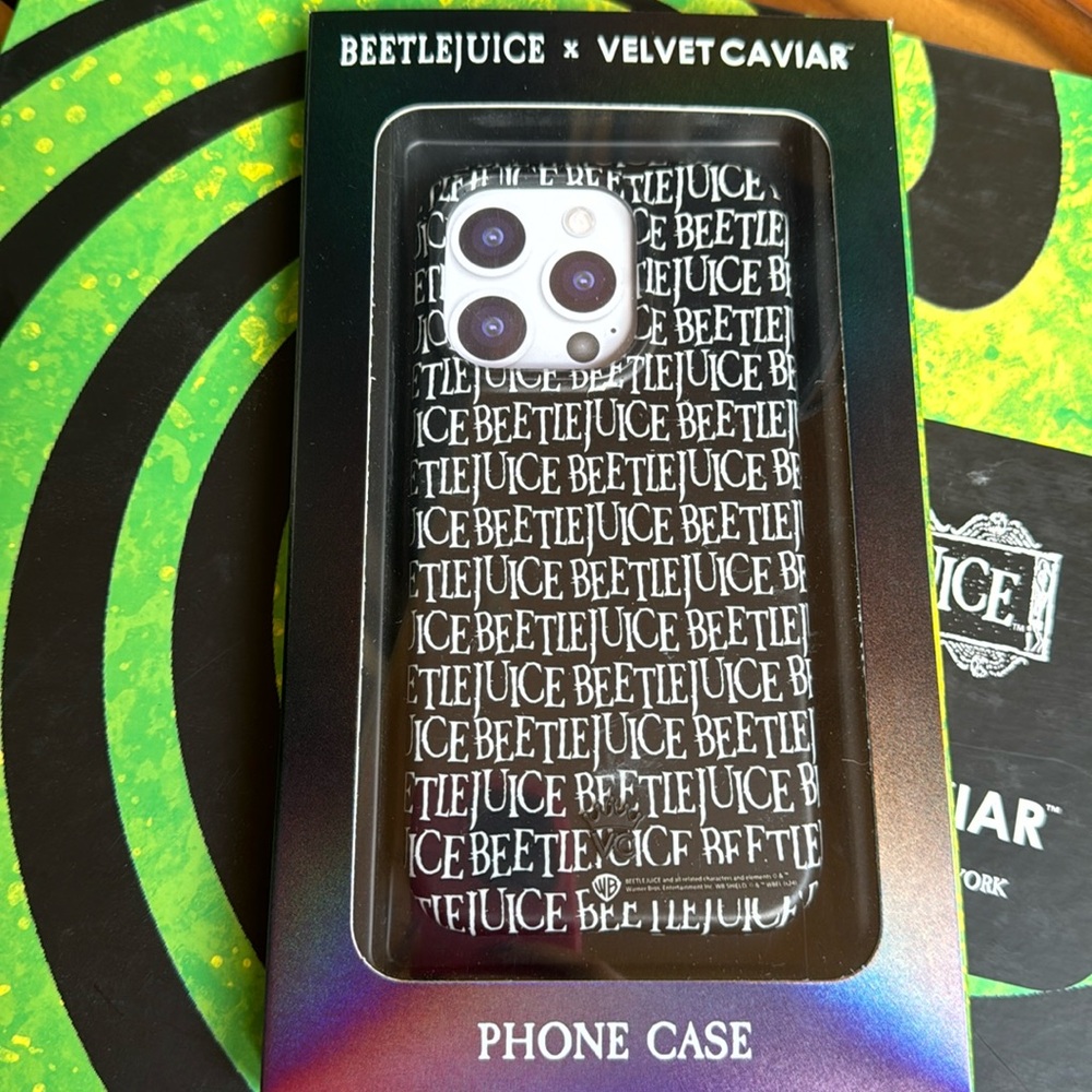 Velvet caviar Beetlejuice iPhone Case